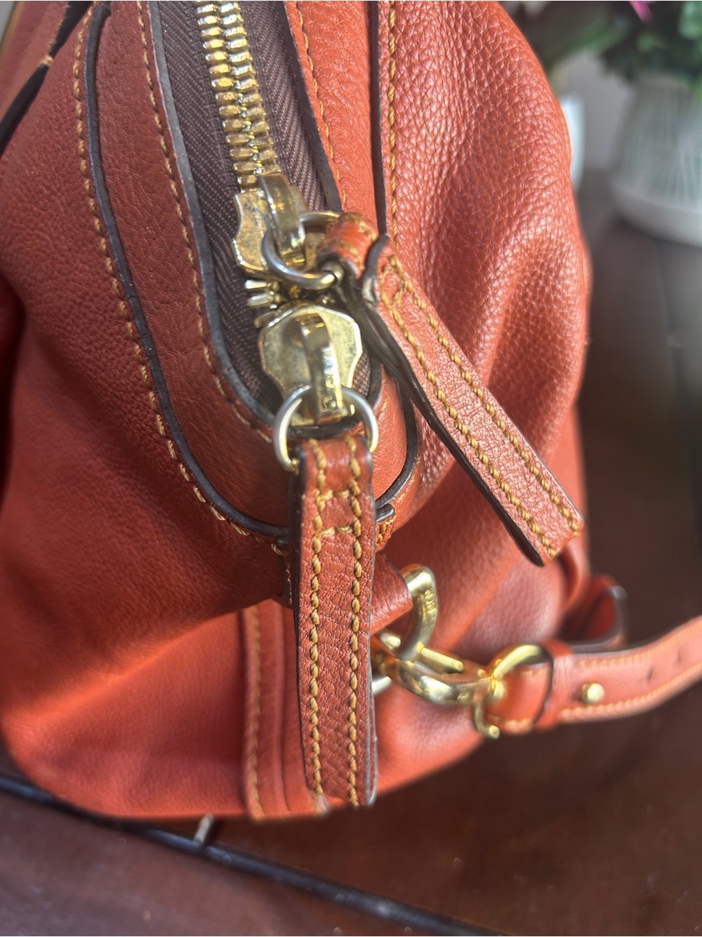 MCM Orange shoulder/ crossbody leather - Picture 14 of 14